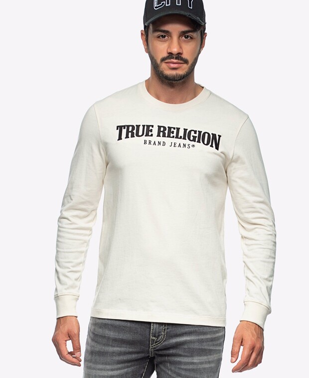 

Рубашка с длинным рукавом True Religion, цвет Wool White