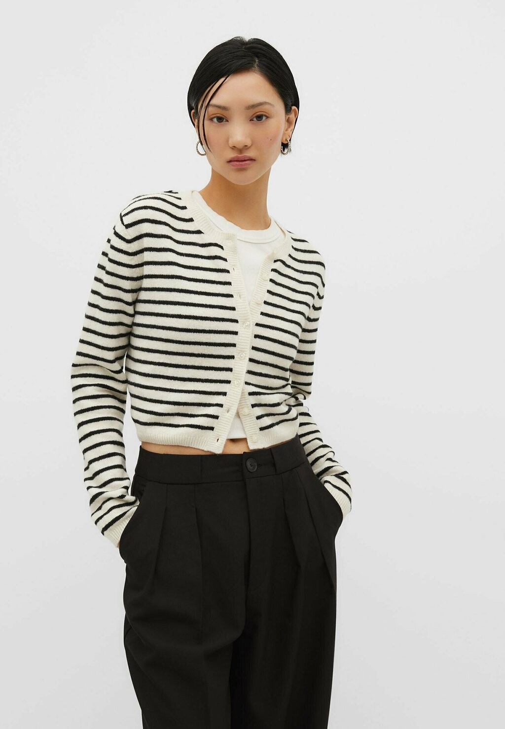 

Кардиган Soft Touch Stradivarius, белый