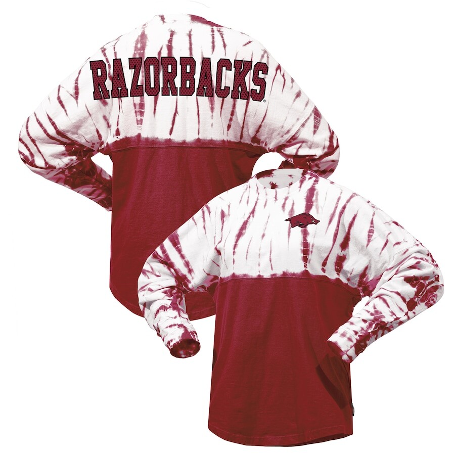 

Футболка с длинным рукавом Spirit Jersey Arkansas Razorbacks, кардинал