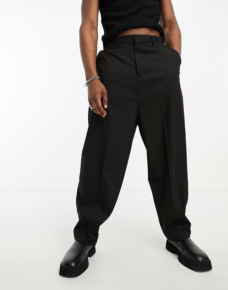 

Черные брюки-баллоны ASOS DESIGN