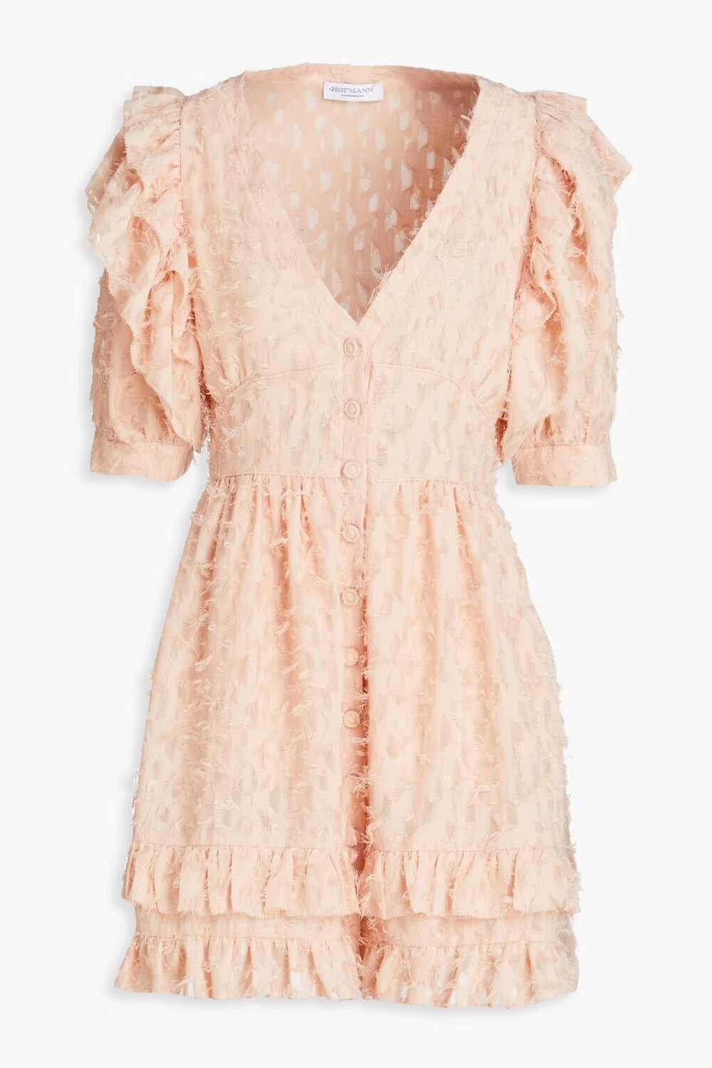 

Платье мини Nellie с оборками Hofmann Copenhagen, розовый
