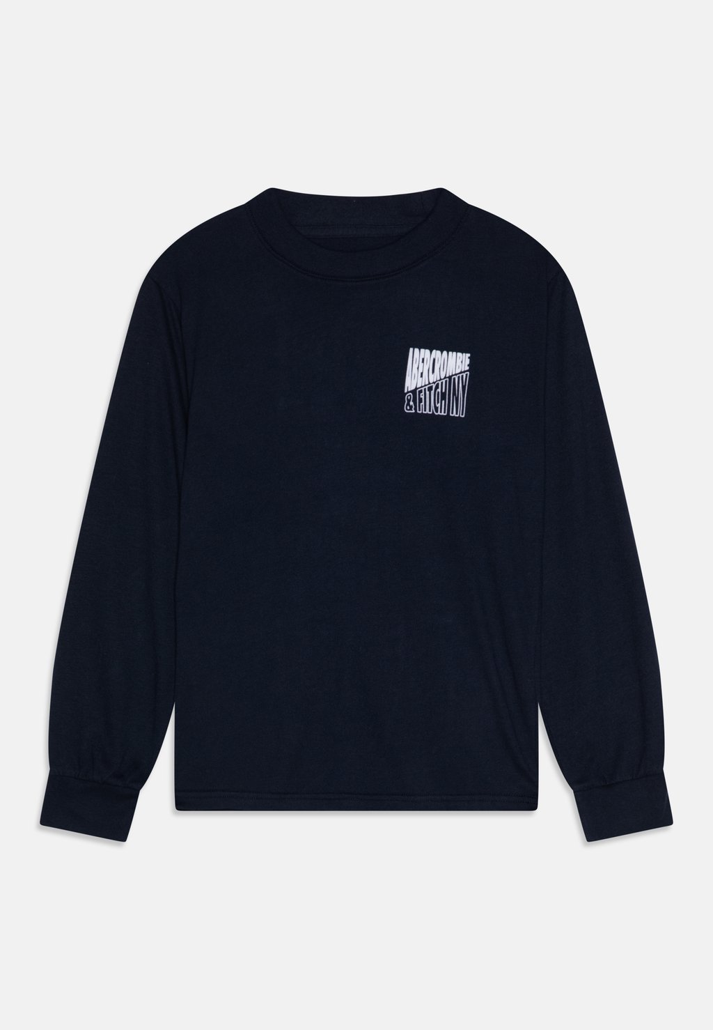 

Рубашка с длинными рукавами LONG-SLEEVE PRINT LOGO TEE Abercrombie & Fitch, цвет NAVY BLAZER