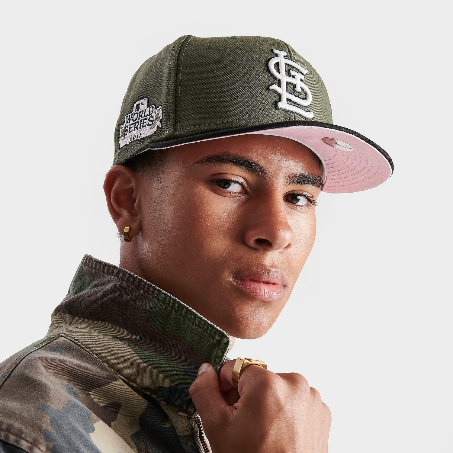 

Оливковая кепка New Era St. Louis Cardinals MLB 9FIFTY Snapback, зеленый