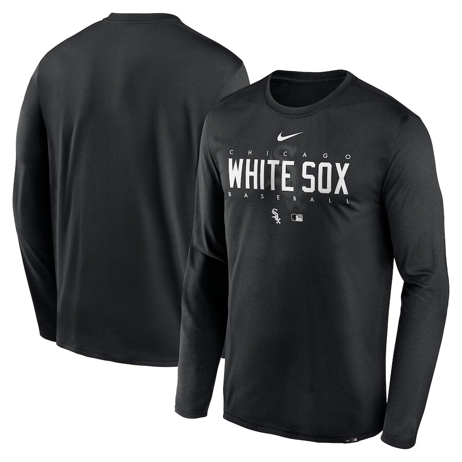 

Футболка с длинным рукавом Nike Chicago White Sox, черный
