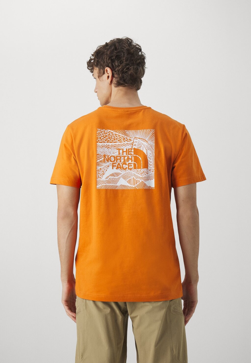 

Футболка с принтом Redbox Celebration Tee The North Face, цвет desert rust