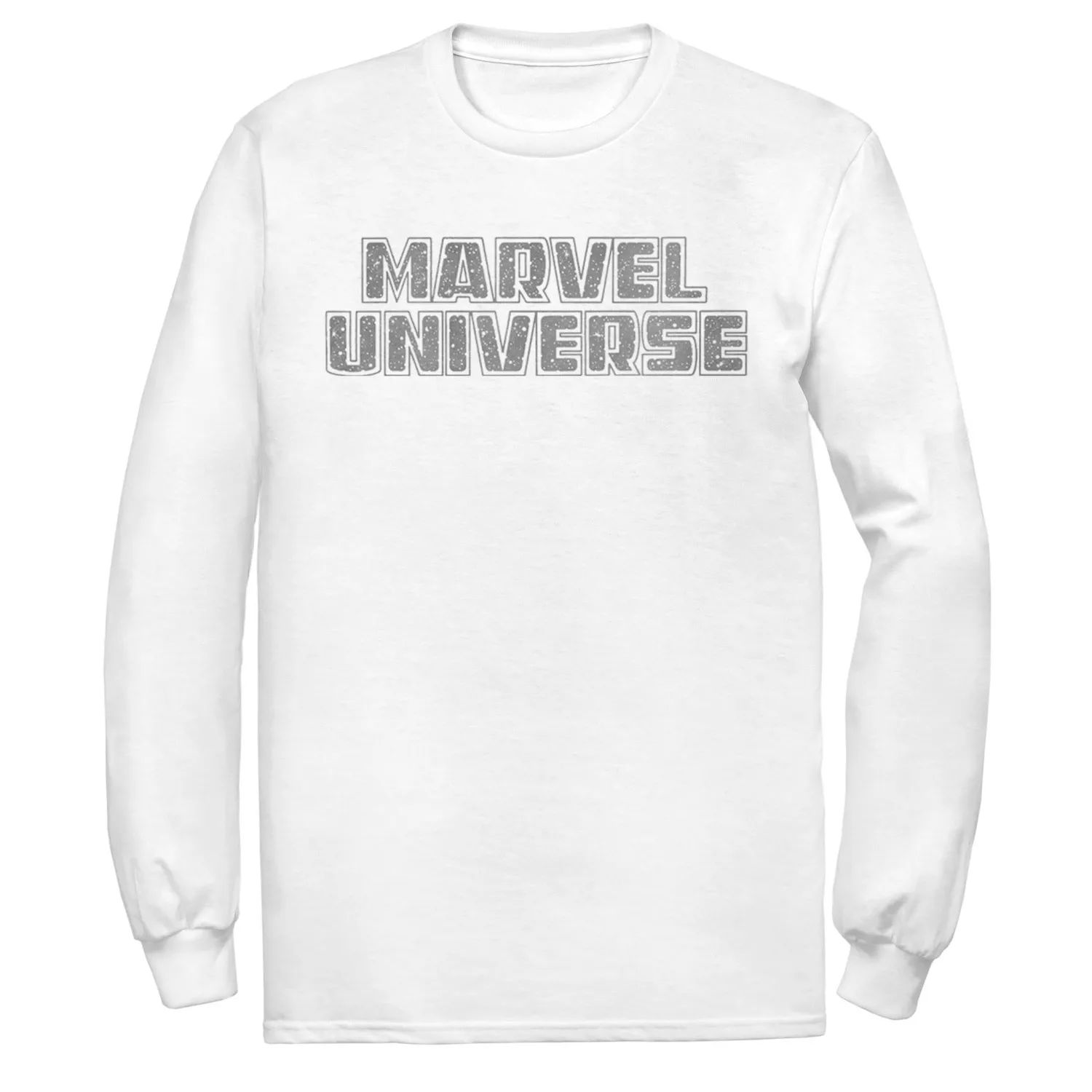 Мужская футболка с простым логотипом Marvel Universe