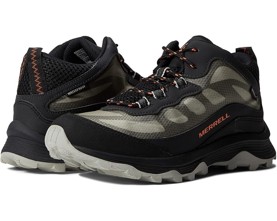

Походные ботинки Merrell Moab Speed Mid Waterproof, черный