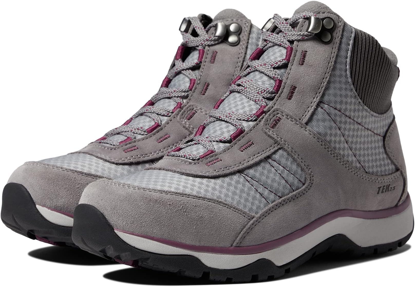 Зимние ботинки Snow Sneaker 5 Mid Boot Water Resistant Insulated Lace-Up L.L.Bean, цвет Frost Gray/Bramble Berry