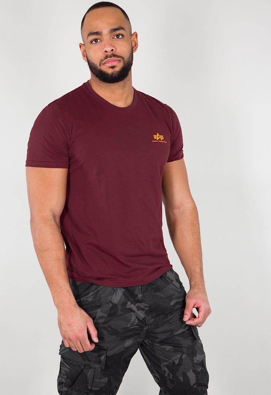 

Футболка Alpha Industries Basic T Small Logo, красный