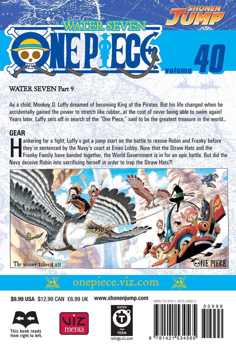 

Манга One Piece Manga Volume 40