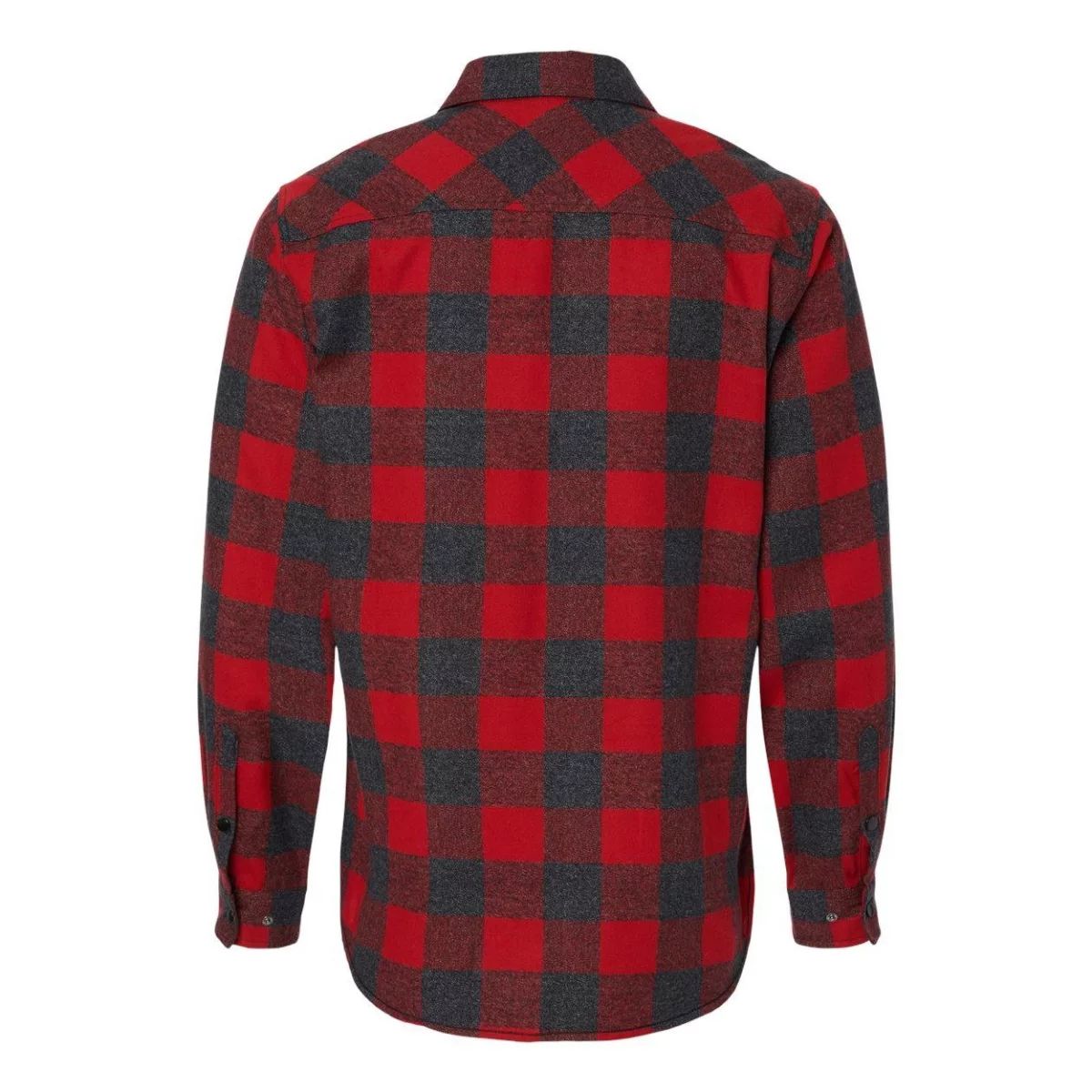 Фланелевая рубашка в клетку с длинными рукавами и защелками спереди Burnside банкетка red and black ceres
