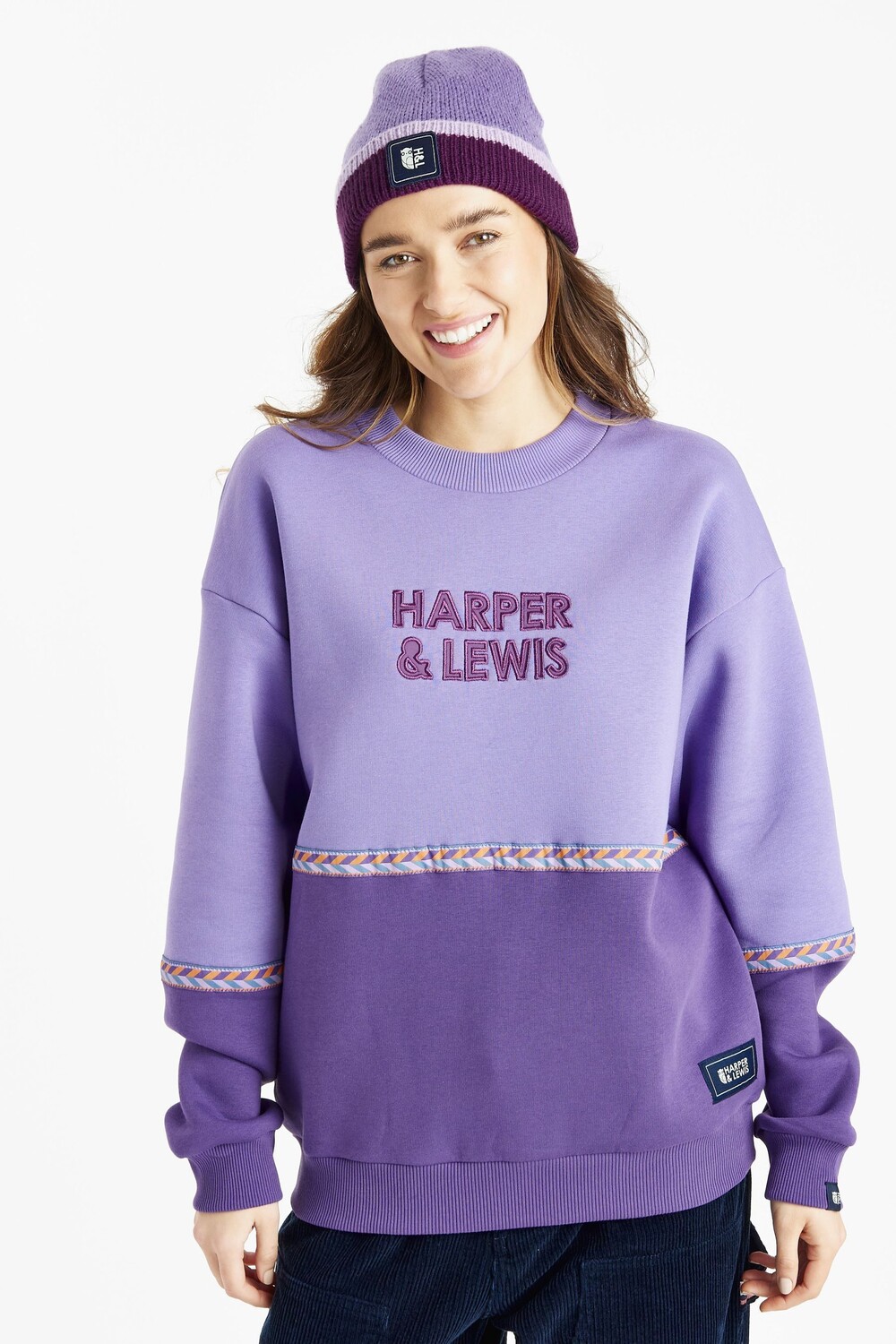 

Свитер Таран Harper & Lewis, фиолетовый