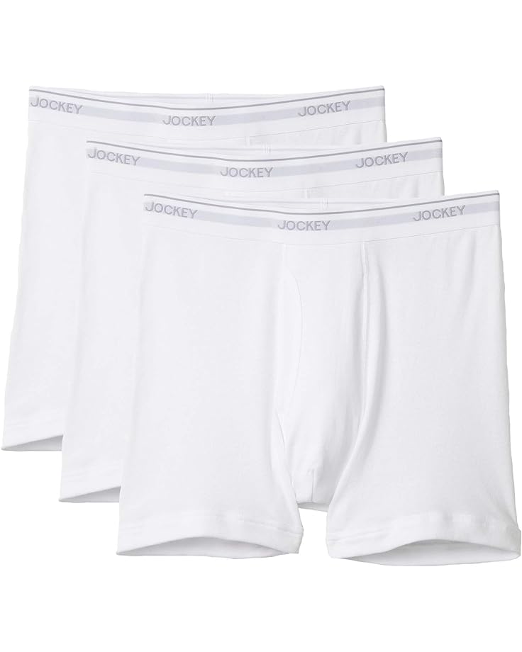 

Боксеры Jockey Tailored Essentials Staycool+ Brief 3-Pack, белый