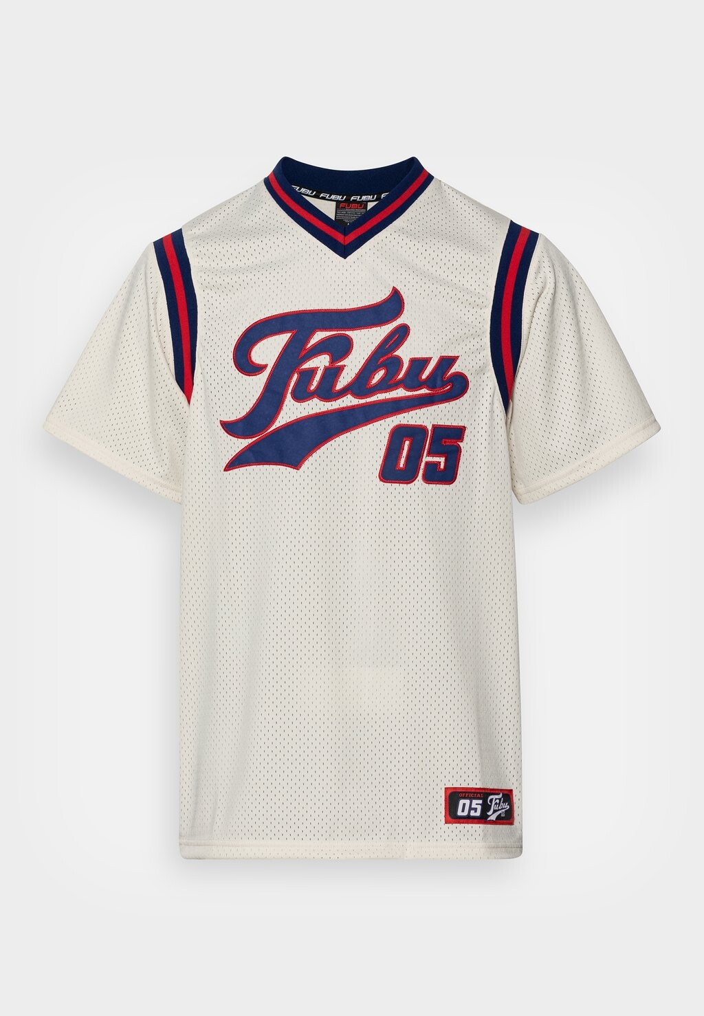 

Футболка с принтом VARSITY TEE UNISEX FUBU, цвет white/navy/red