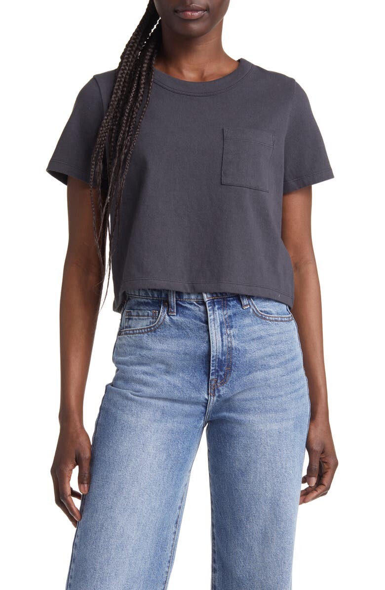 

Футболка Supercrop Pocket из органического хлопка MADEWELL