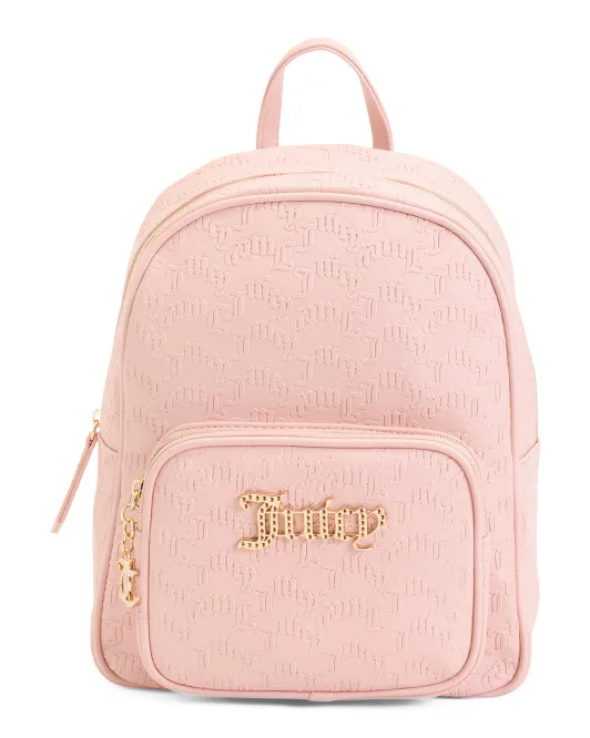 

Полузачарованный рюкзак Juicy Couture, розовый