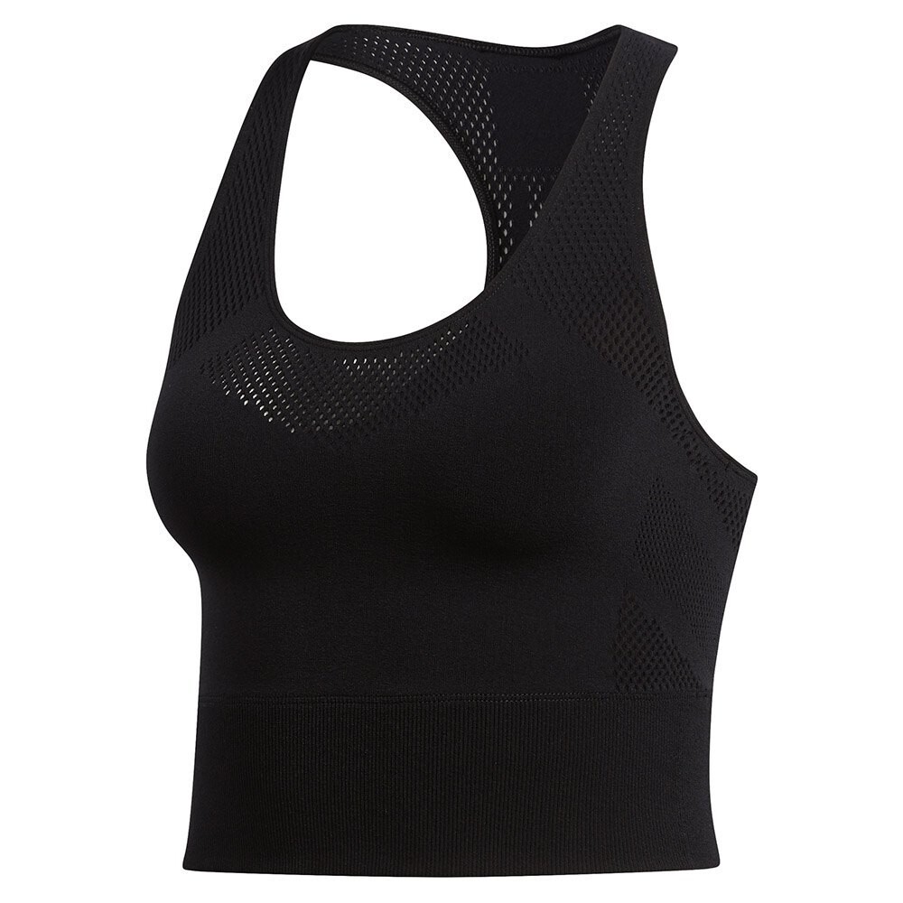

Спортивный бюстгальтер adidas Warpknit Crop, черный