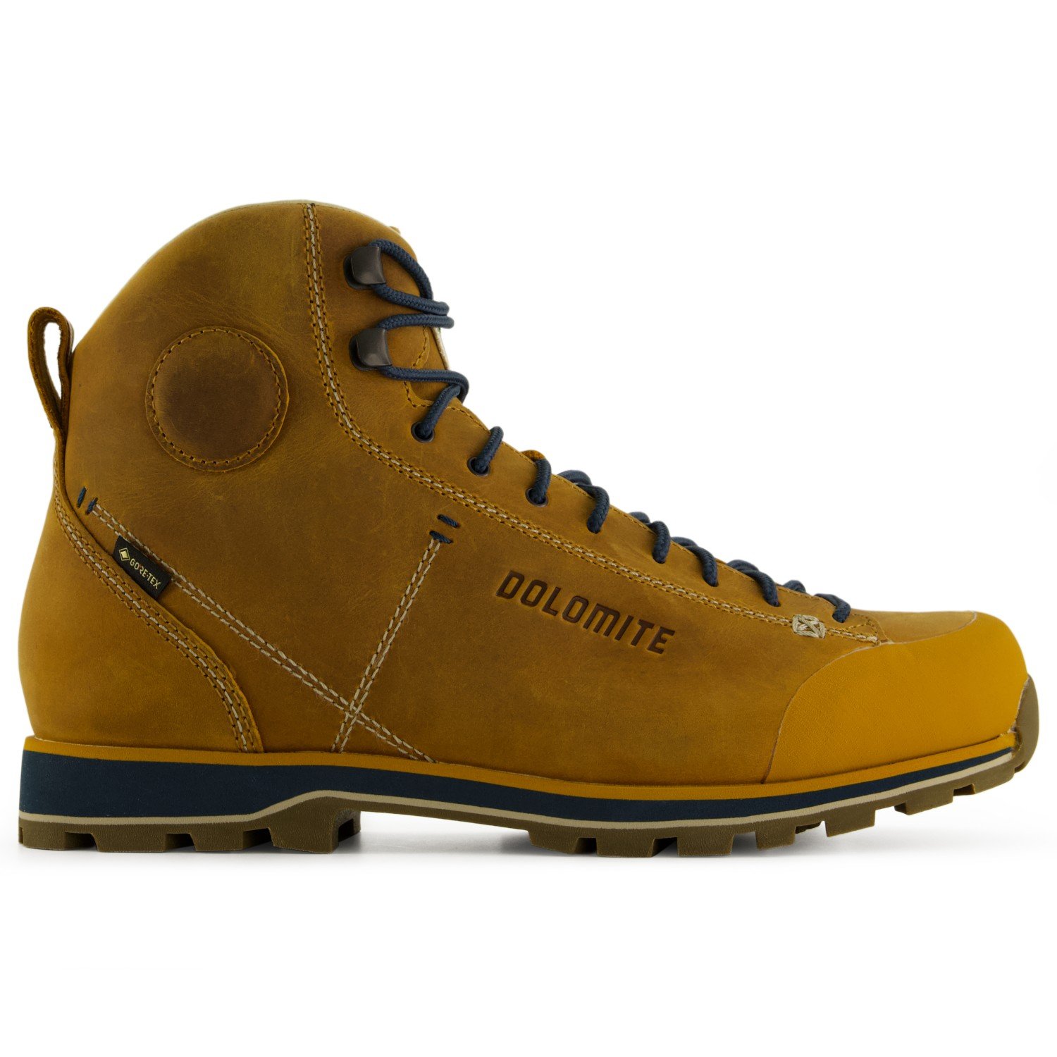 Кроссовки Dolomite Cinquantaquattro High Full Grain Leather Evo GTX, цвет Golden Yellow повседневная обувь dolomite cinquantaquattro low full grain leather evo gtx цвет storm grey