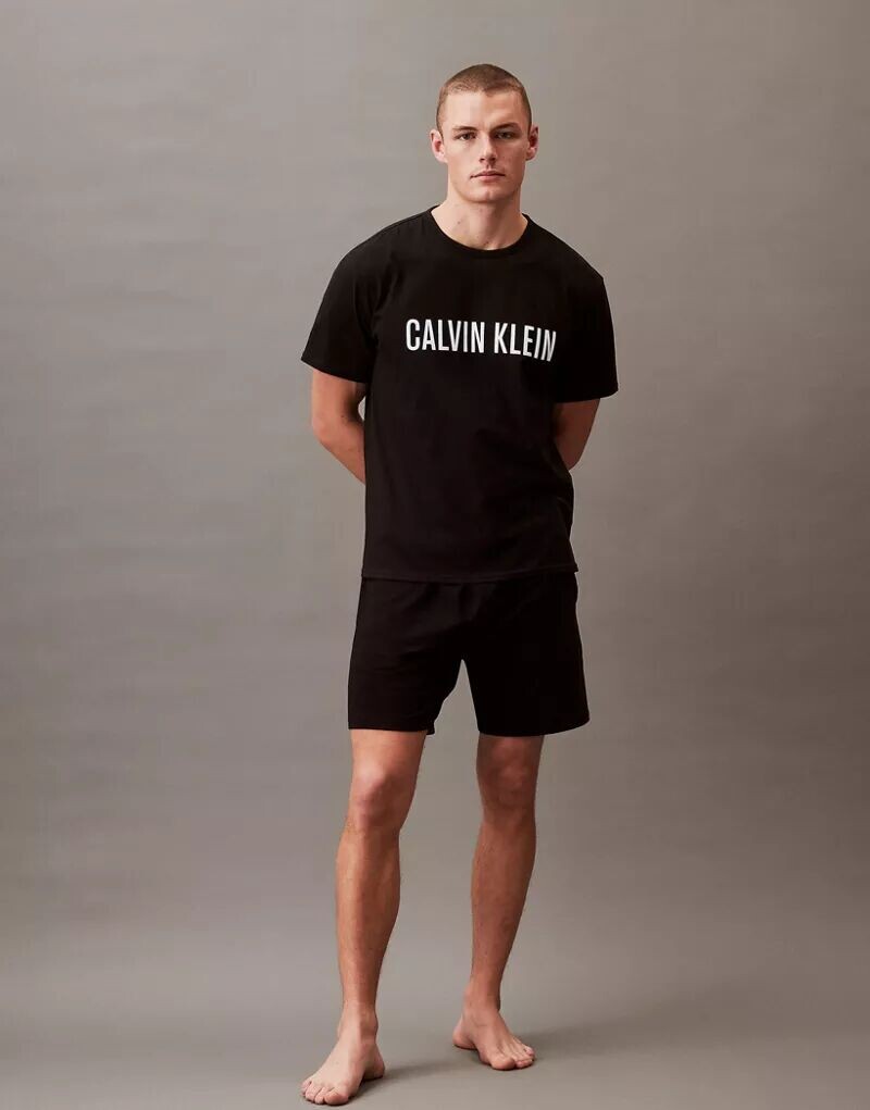 

Черная футболка для отдыха Calvin Klein Intense Power