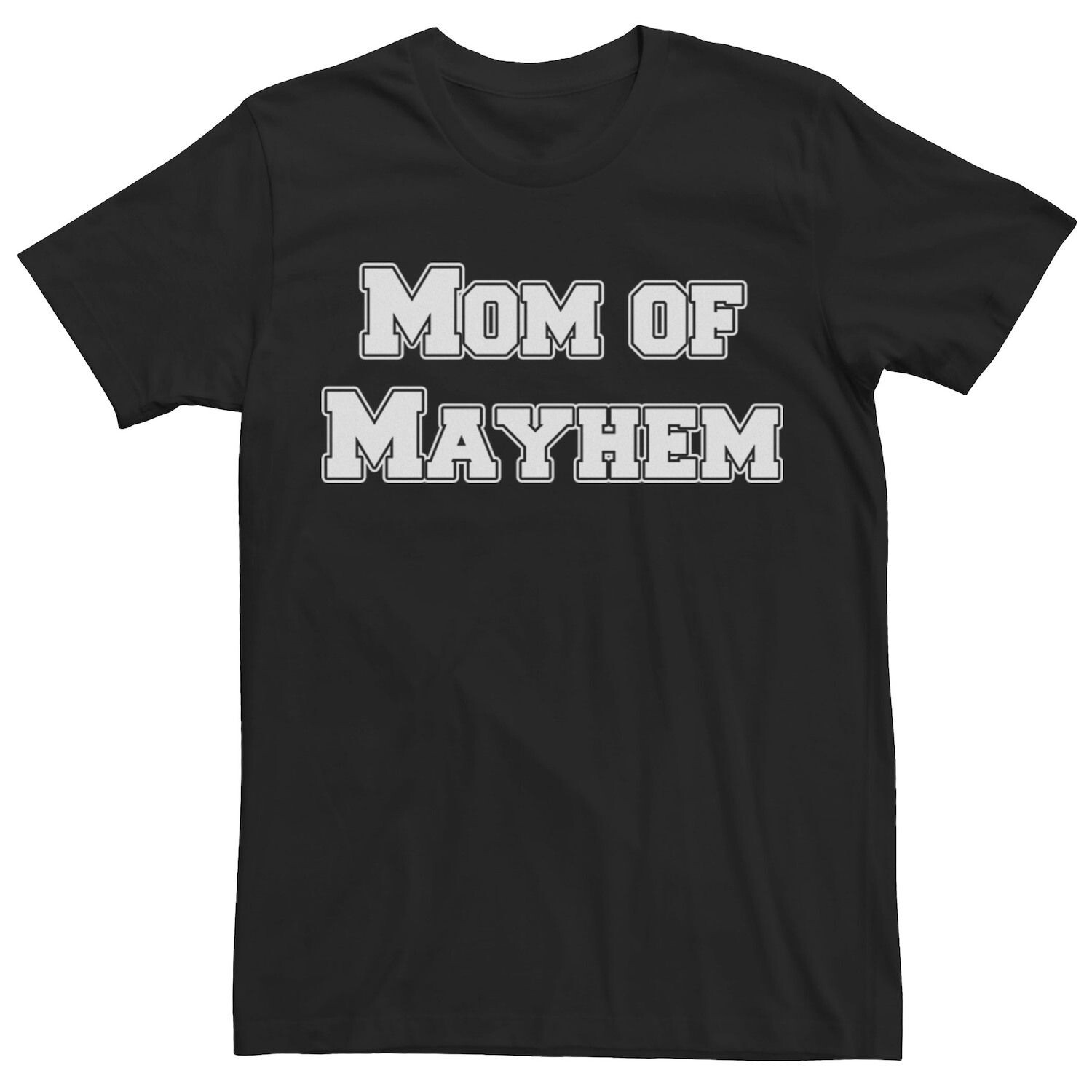 

Белая футболка бойфренда с надписью Mom Of Mayhem для юниоров, Белый