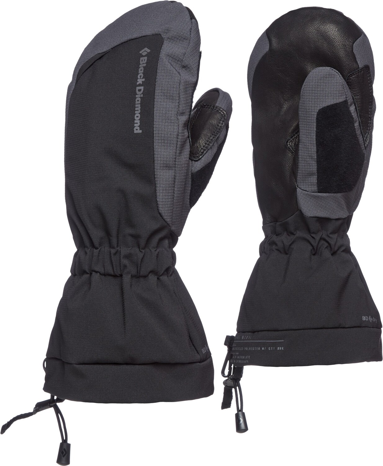 

Глиссадные варежки Black Diamond, черный