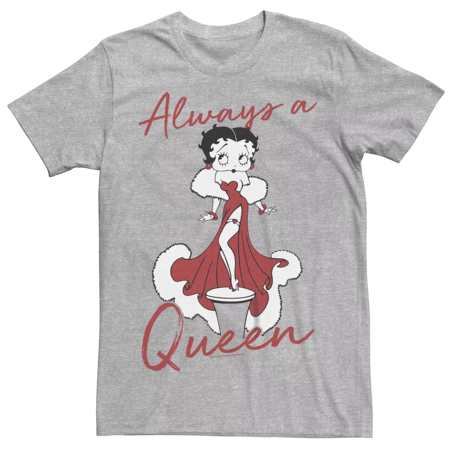 

Детская футболка с рисунком Betty Boop Always A Queen Boyfriend Licensed Character