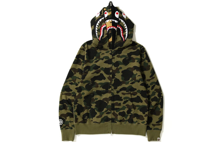 

Свитшот Shark Series для мужчин A Bathing Ape, зеленый