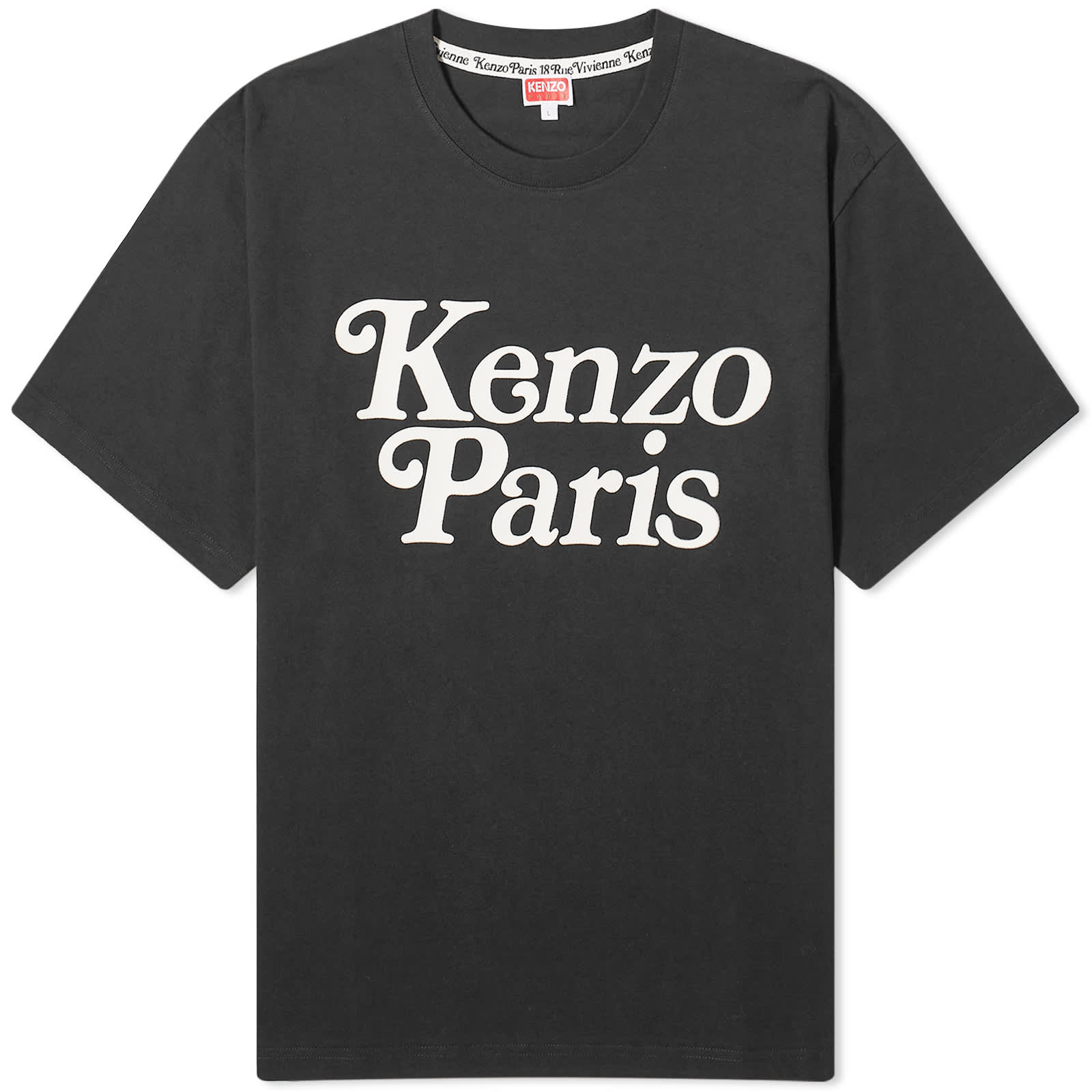 Футболка Kenzo X Verdy Oversized, черный футболка kenzo x verdy oversized черный