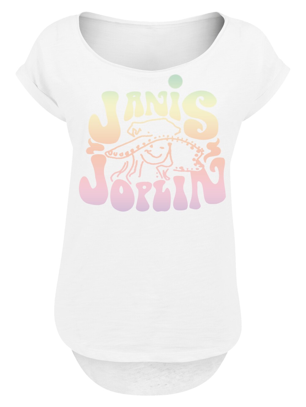 Рубашка F4NT4STIC Janis Joplin, белый janis joplin pearl 12 винил