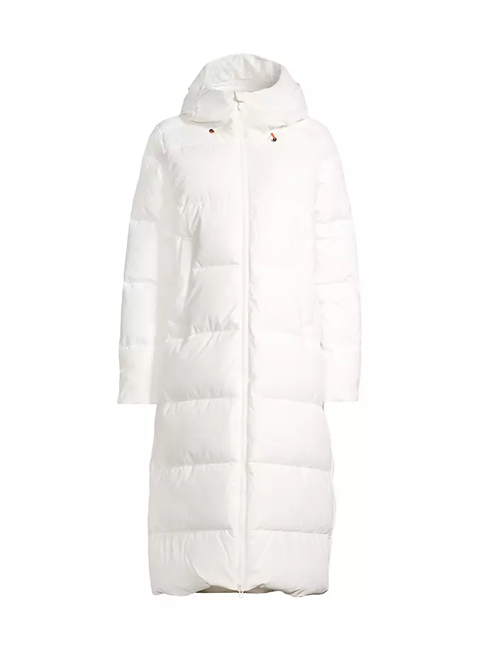 

Стеганое длинное пальто Missy Save The Duck, цвет off white
