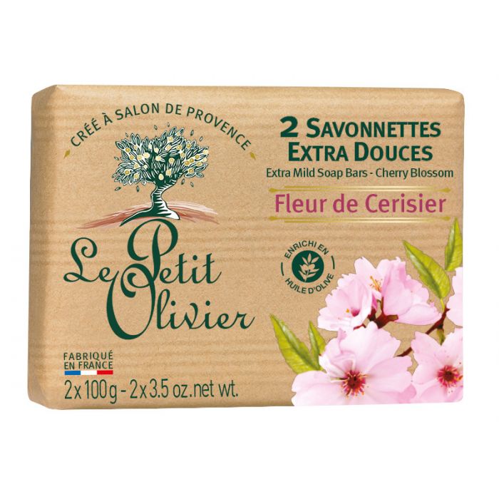 цена Мыло Jabones en pastilla Le Petit Olivier, Flor de Cerezo