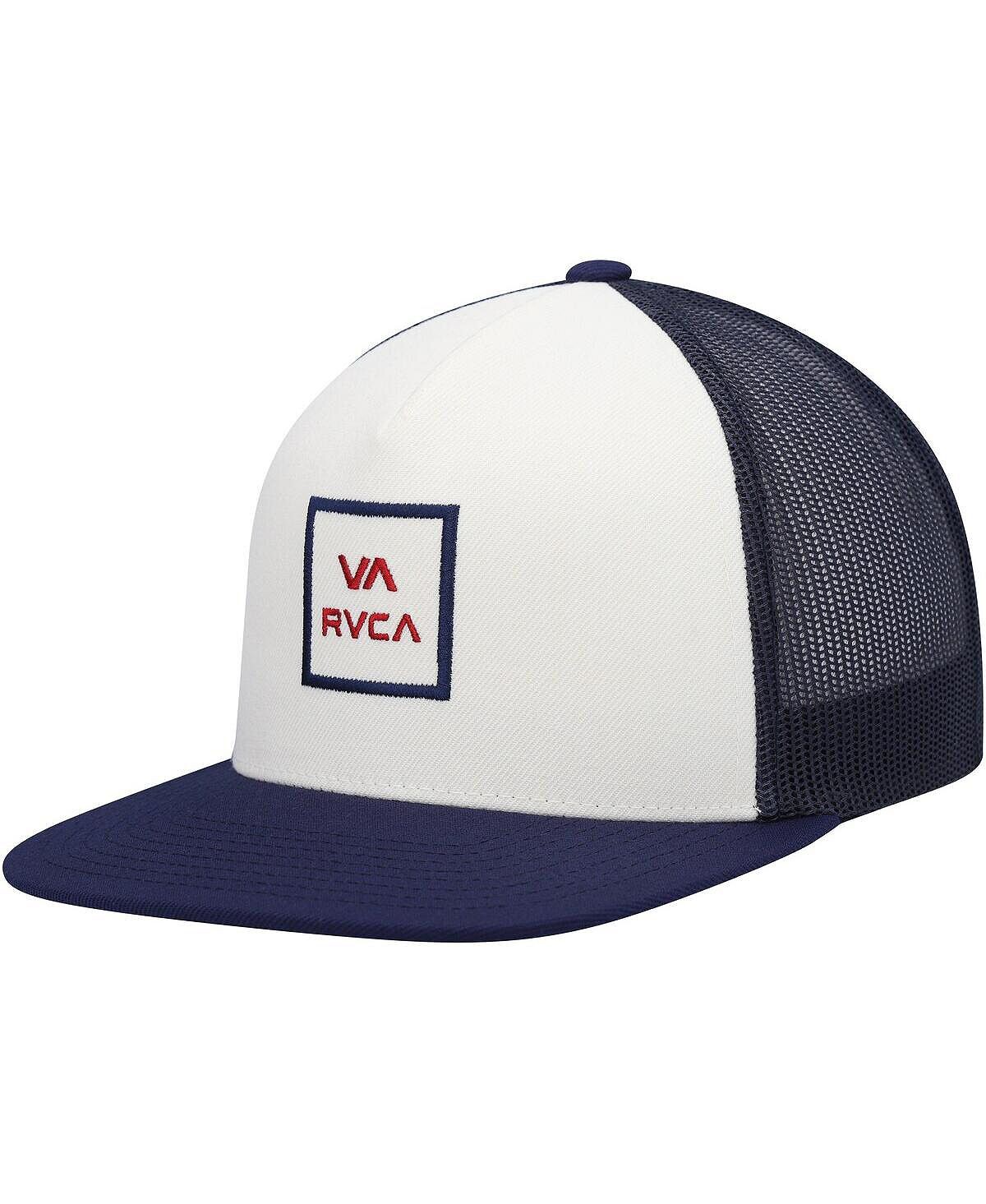 

Мужская белая, темно-синяя кепка All the Way Trucker Snapback RVCA