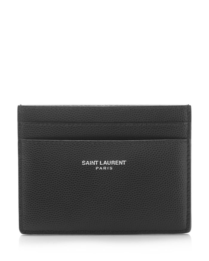 

Кожаный футляр для карт Saint Laurent