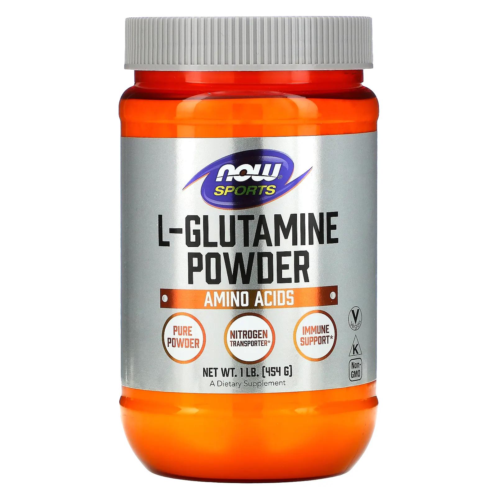 Now Foods Sports L-Glutamine Powder 1 lbs (454 g)