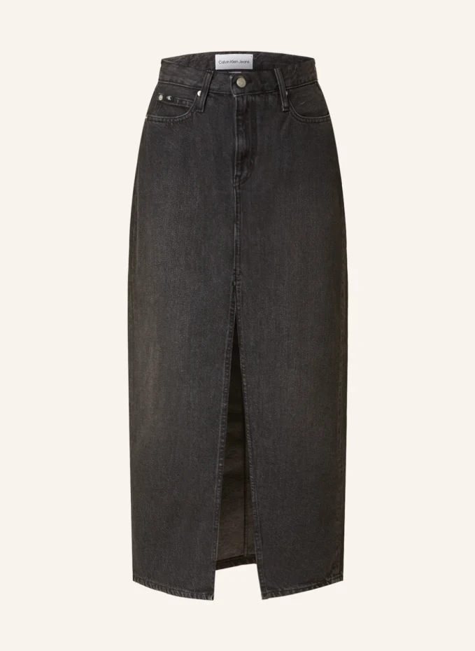 

Джинсовая юбка Calvin Klein Jeans, черный