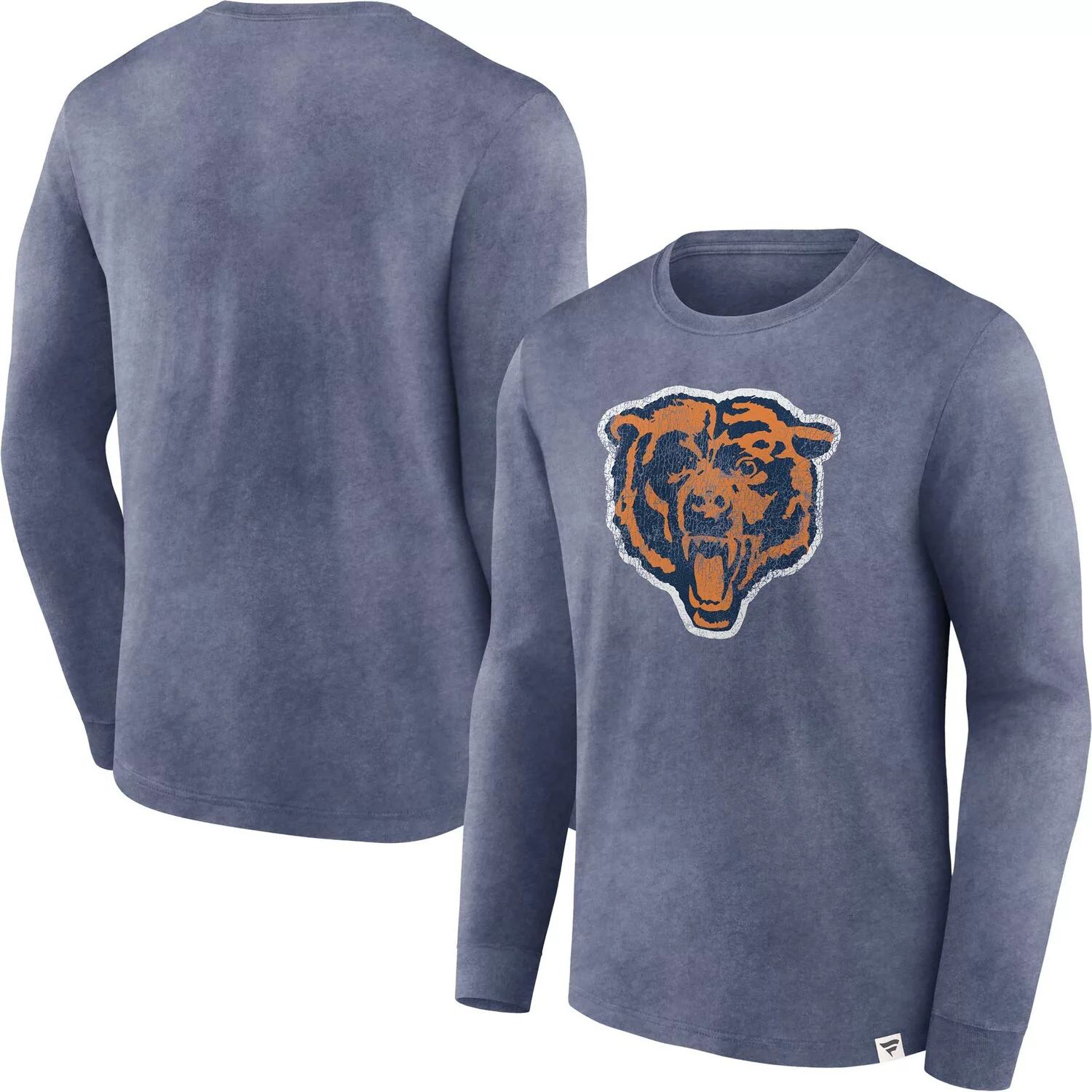 цена Мужская футболка с длинными рукавами и фирменным логотипом Heather Chicago Bears Fanatics