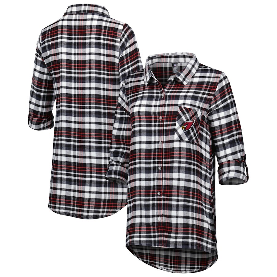 

Ночная рубашка Concepts Sport Arizona Cardinals, черный