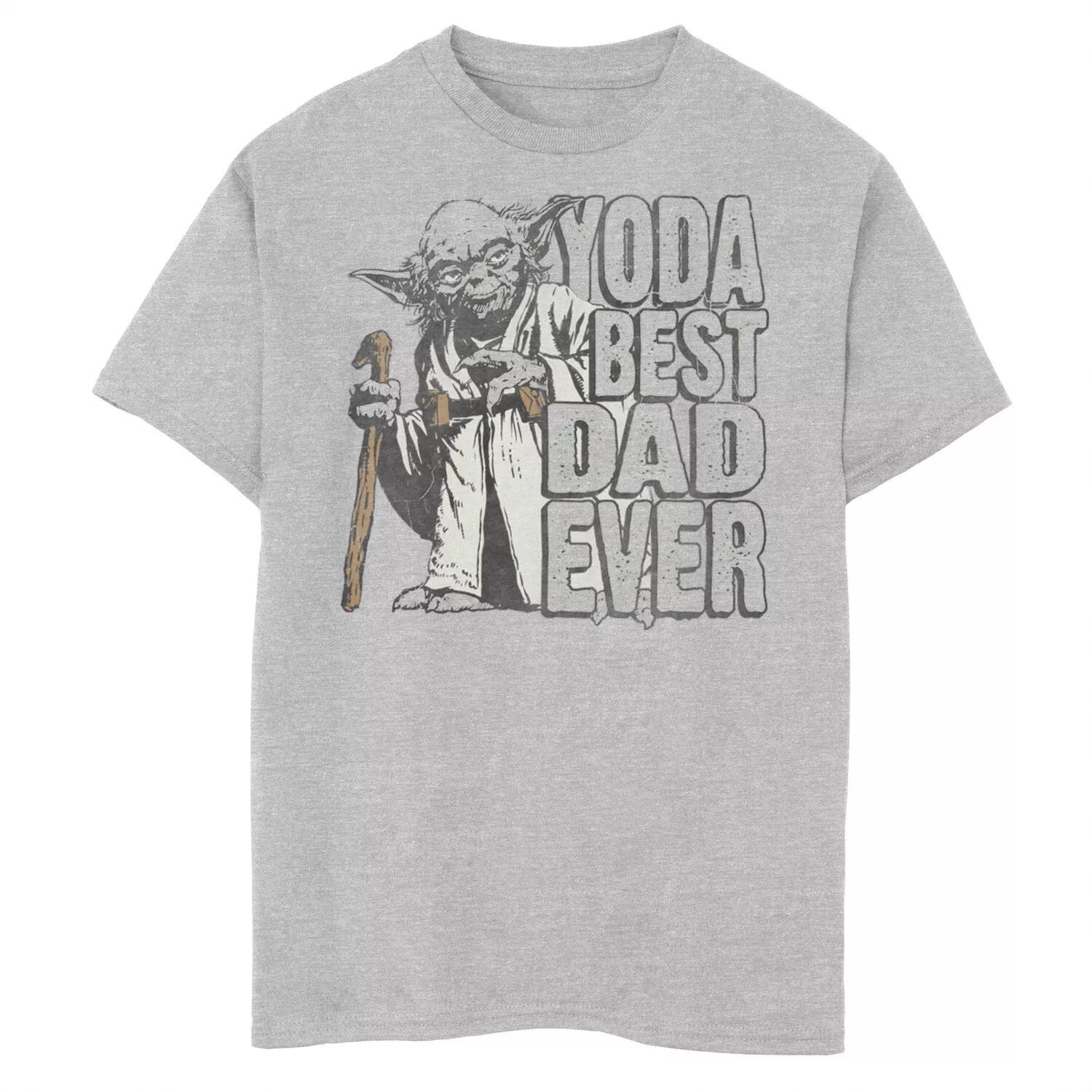 

Футболка с рисунком Yoda Best Dad Ever для мальчиков 8–20 лет Licensed Character
