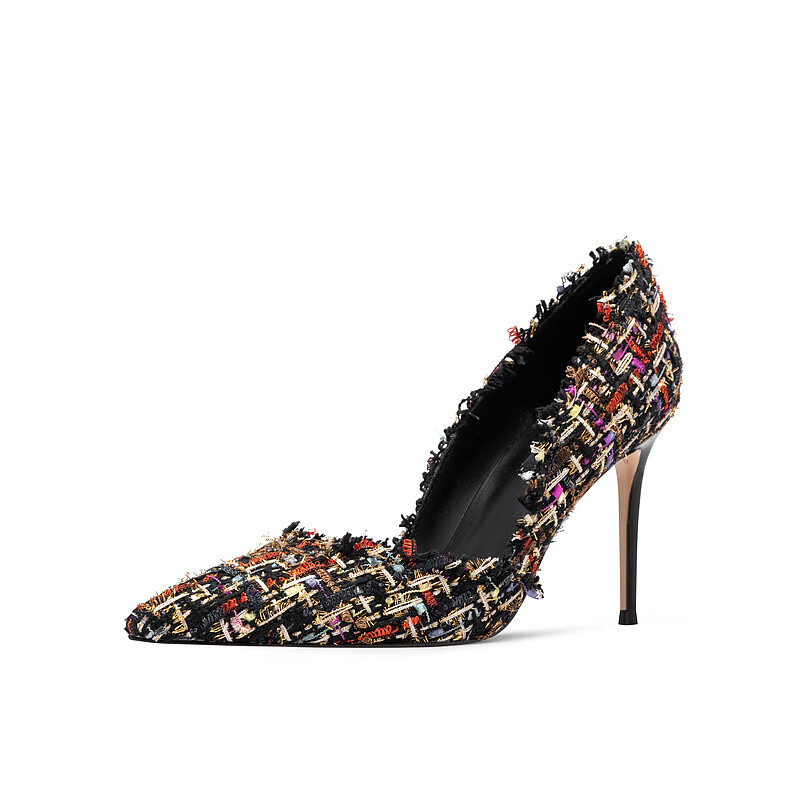 

Туфли женские на высоком каблуке Jooc, цвет Black tweed