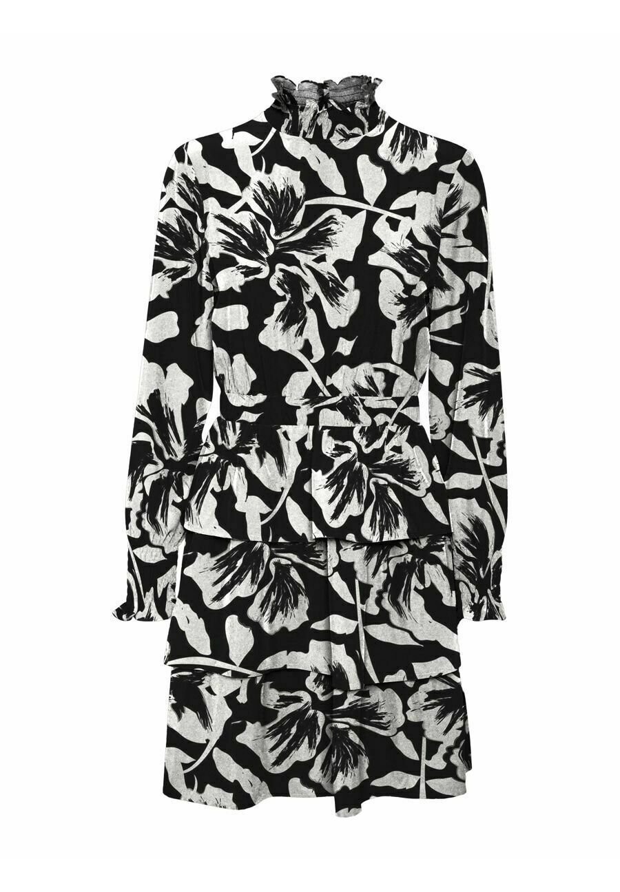

Летнее платье Vero Moda, черный меланж