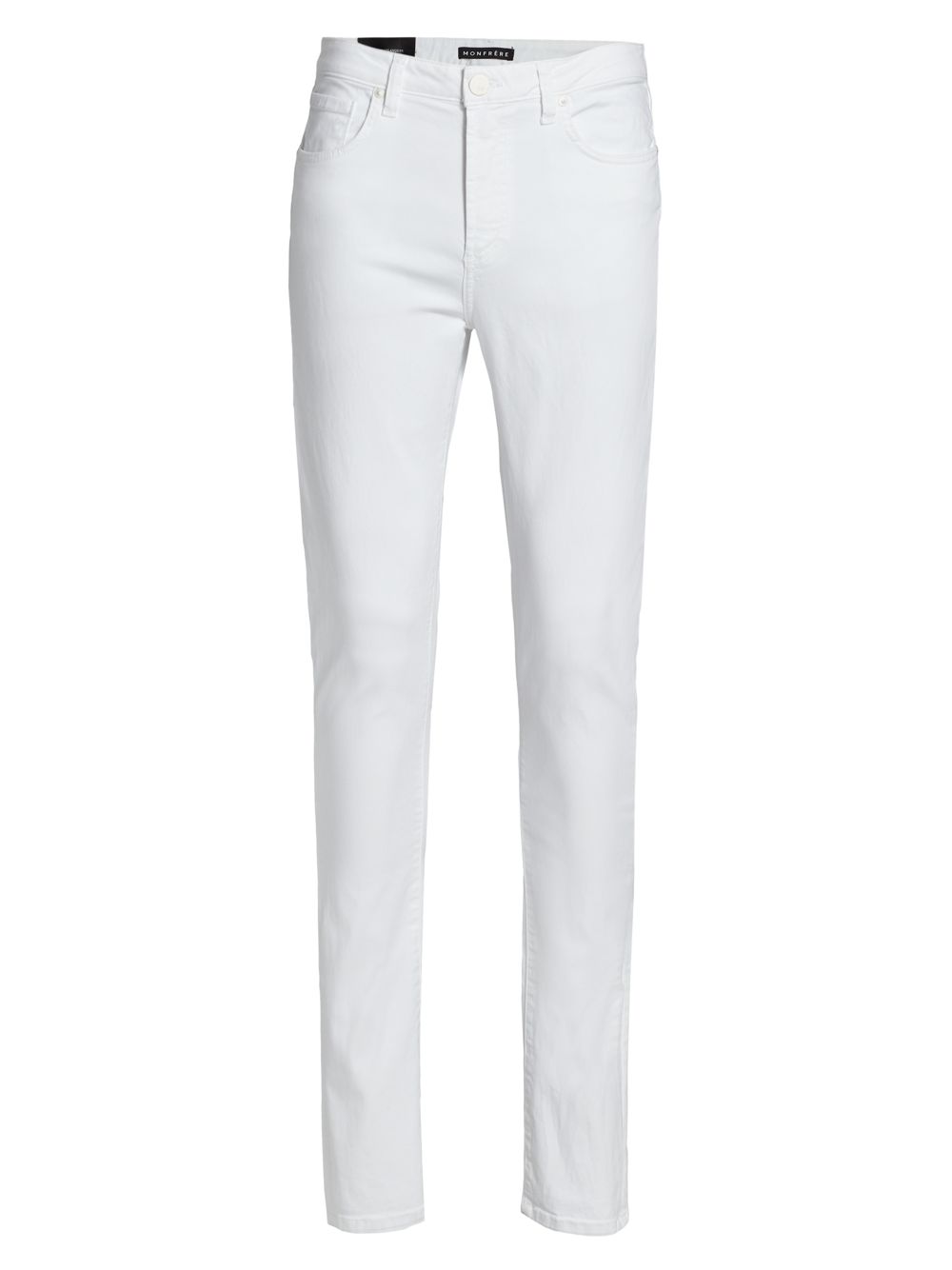 Эластичные джинсы скинни Greyson с эффектом потертости MONFRÈRE, белый джинсы скинни greyson с высокой посадкой monfrère цвет florence