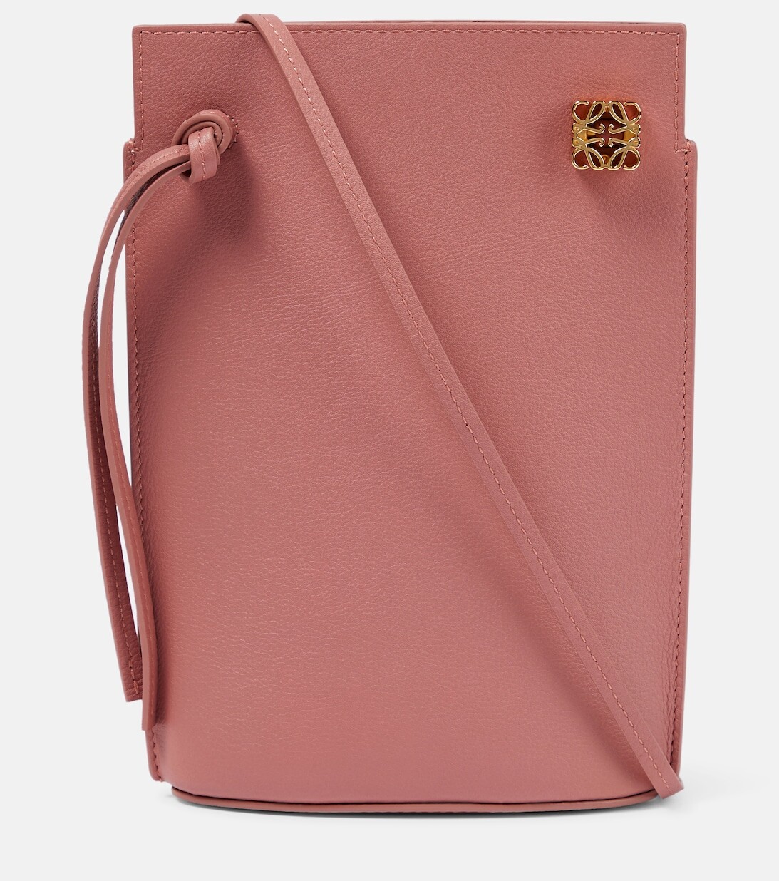 

Сумка на плечо Anagram из кожи Loewe, розовый