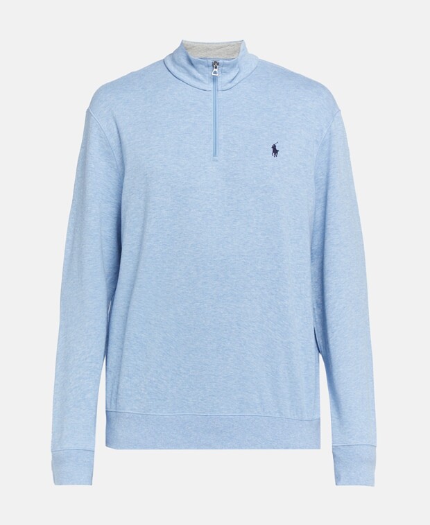 

Пуловер с высоким воротником Polo Ralph Lauren, синий