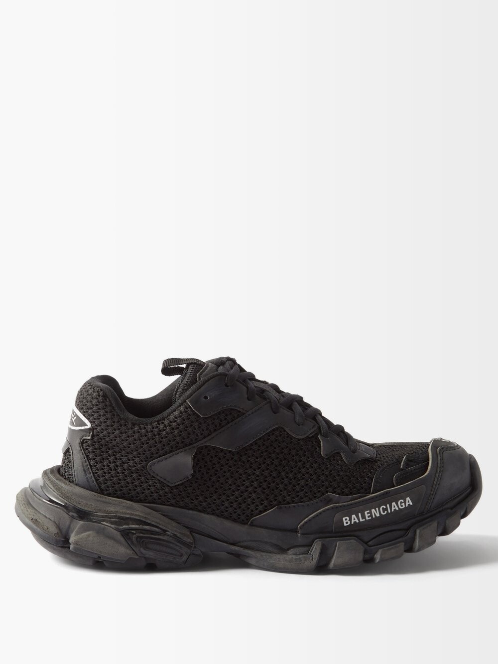 

Кроссовки track.3 из сетки и искусственной кожи Balenciaga, черный