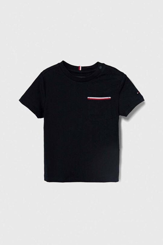 

Хлопковая футболка для детей Tommy Hilfiger, темно-синий