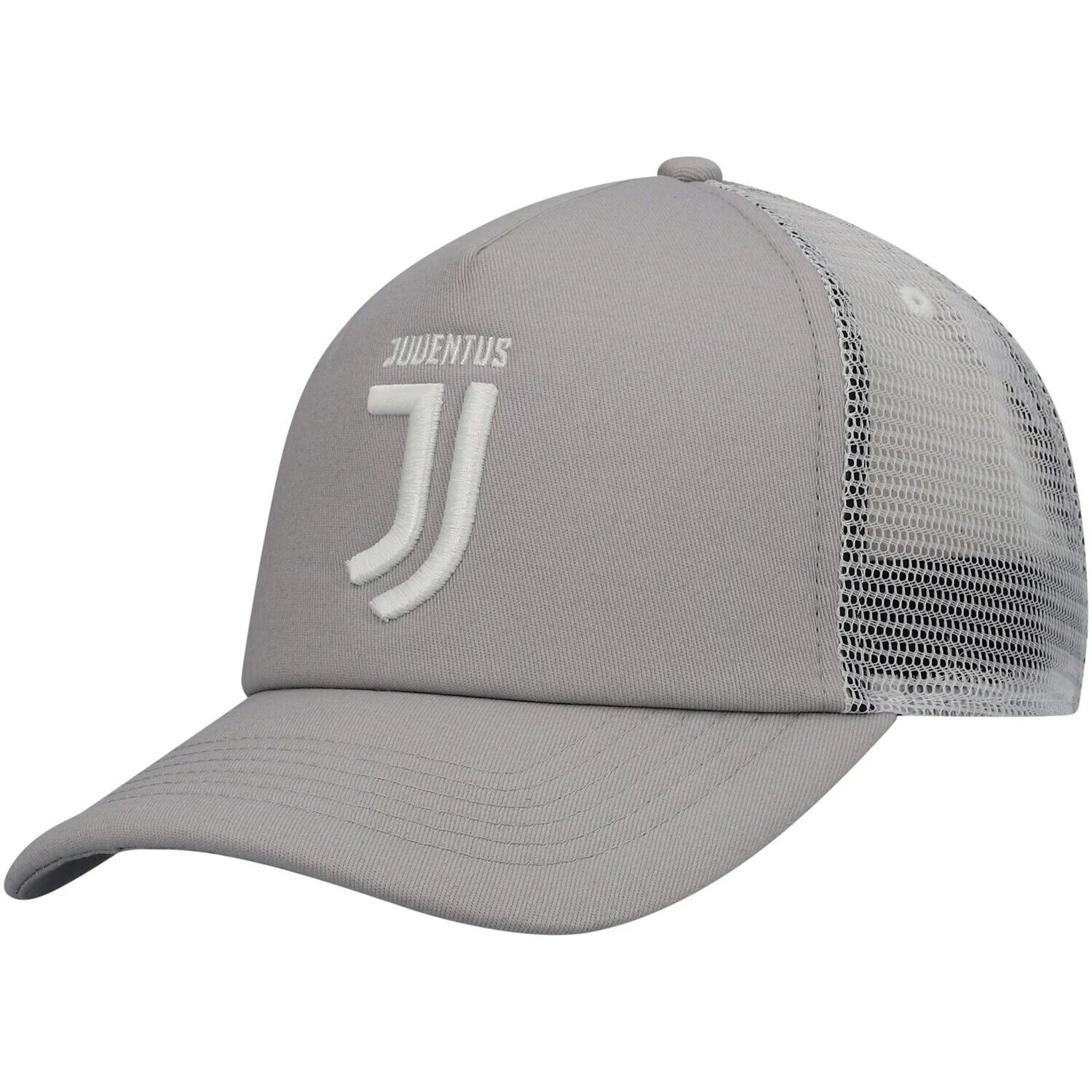 

Мужская серо-белая кепка Juventus Fog Trucker Snapback