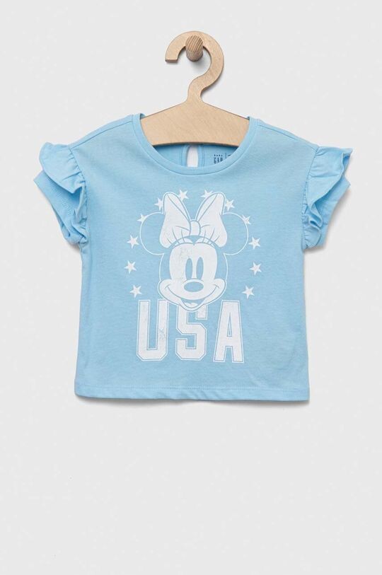 

Детская хлопковая футболка GAP x Disney, синий