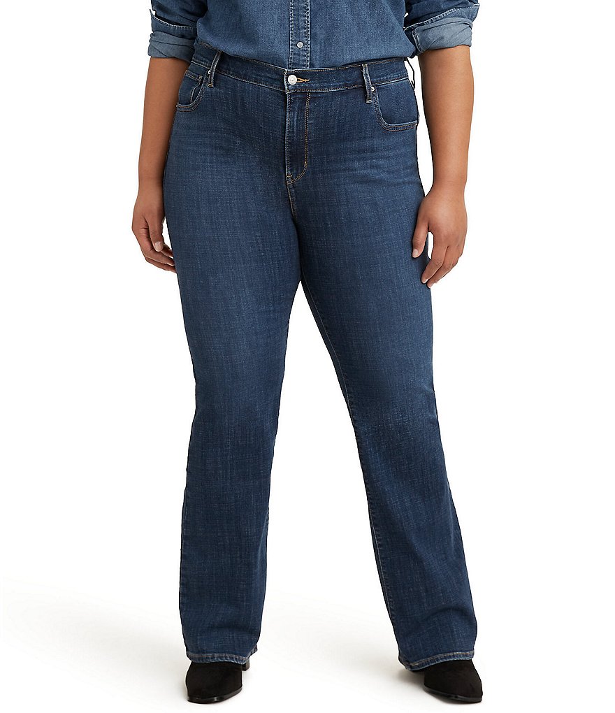 

Джинсы Levi's Plus Size 725 с высокой посадкой Bootcut, синий