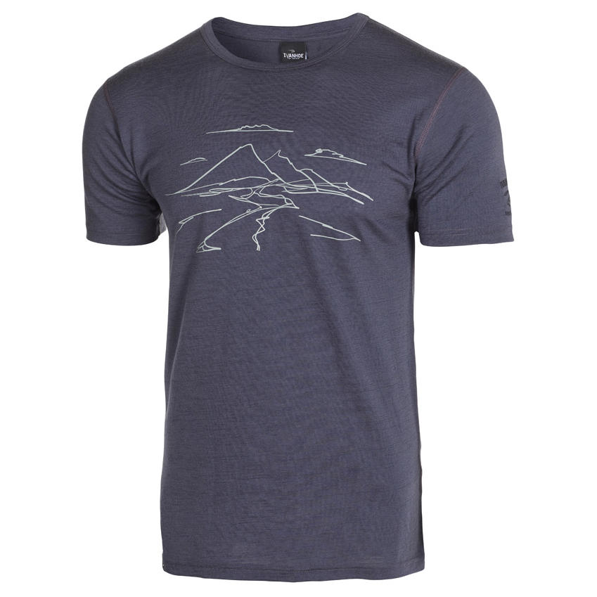 Рубашка из мериноса Ivanhoe Of Sweden Underwool Agaton Mountain, цвет Steelblue ivanhoe