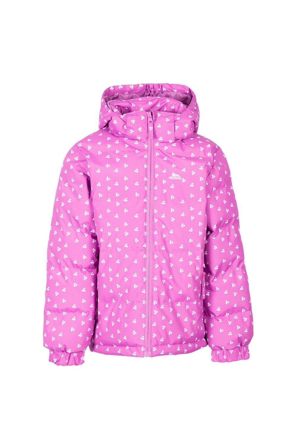 Комбинированная дутая куртка Trespass, розовый